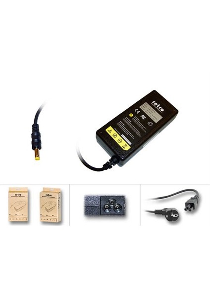 Hp Compaq 65W Sarı Uç Notebook Adaptör