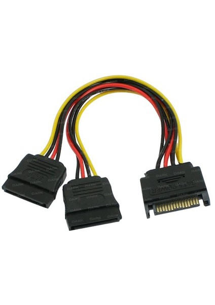 P202 15Pin SATA - 2x15Pin SATA Dönüştürücü Kablo (DK-CB-P202)