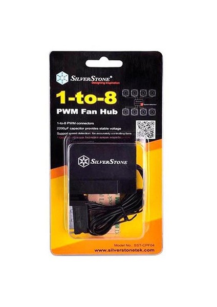 CPF04 8x PWM 4Pin Fan Çoklayıcı (SST-CPF04)