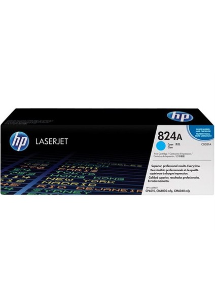 824A 21000 Sayfa Kapasiteli Mavi Toner CB381A