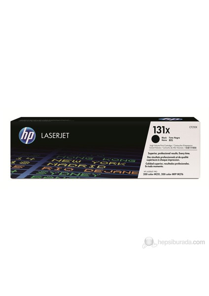 131A 2400 Sayfa Kapasiteli Siyah Toner CF210X