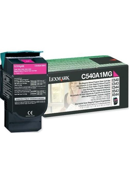 C540A1MG Kırmızı Toner