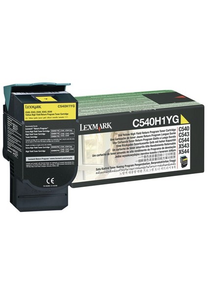 C540H1YG 2000 Sayfa Kapasiteli Sarı Toner