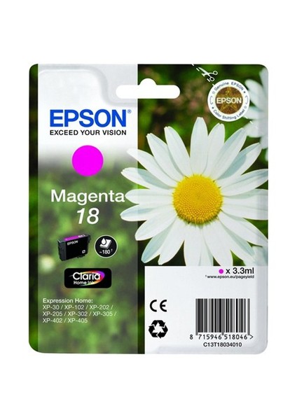 T180340 XP202-205 (18) Kırmızı Kartuş