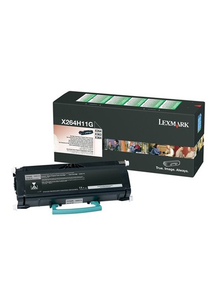 X264H11G 9000 Sayfa Kapasiteli Siyah Toner