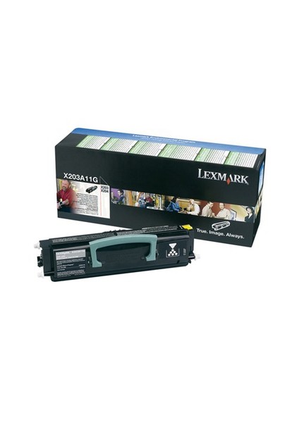 X203A11G 2500 Sayfa Kapasiteli Siyah Toner