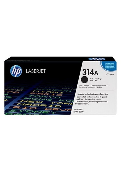 314A 6500 Sayfa Kapasiteli Siyah Toner Q7560A