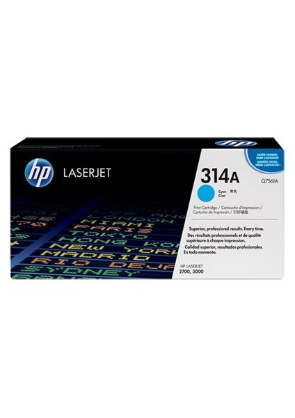 314A 3500 Sayfa Kapasiteli Mavi Toner Q7561A