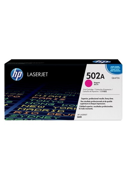 502A 4000 Sayfa Kapasiteli Kırmızı Toner Q6473A