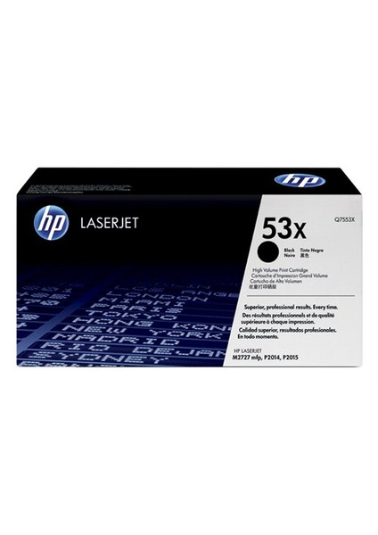 53X 7000 Sayfa Kapasiteli Siyah Toner Q7553X