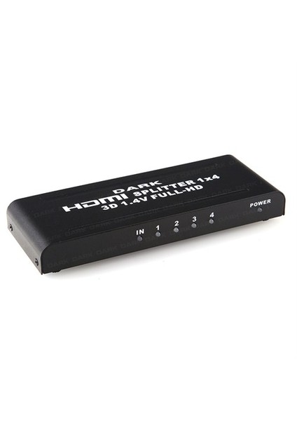 Full HD 1 Giriş 4 Çıkışlı HDMI Splitter (Sinyal Çoğaltıcı) (DK-HD-SP4X1)