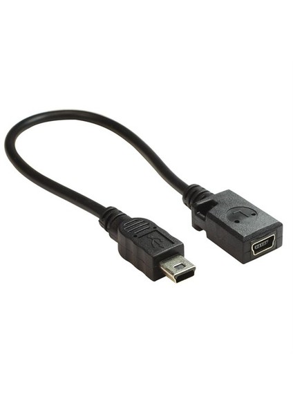 Mini 5P M / Mini 5P F - 12Cm - Nickel/Black