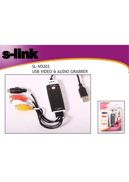 SL-VD203 Usb Video & Audio Grabber Çevirici ve Adaptör