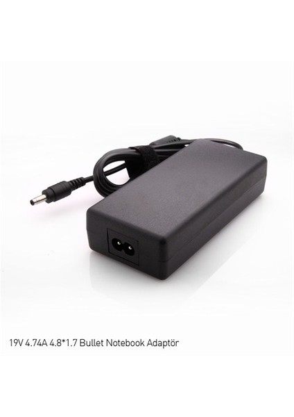 SL-NBA35 ( HP ) 19V4.74A 4.8*1.7 bullet Notebook Adaptör