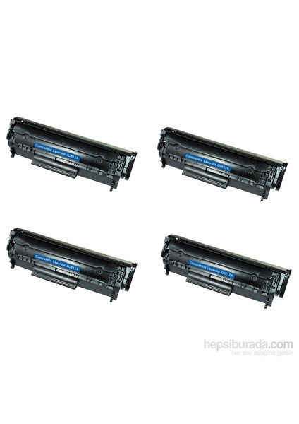 Canon İ Sensys Mf4450 Toner Muadil Yazıcı Kartuş 4 Lü Ekonomik Paket