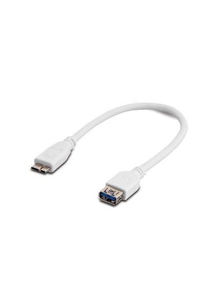 Slx-U3nt38 Micro Usb3.0 25Cm Beyaz Samsung Note İçin Otg Kablosu