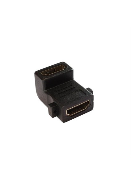 Hdmı F / Hdmı F 90Derece Panel Adaptör - Gold/Black