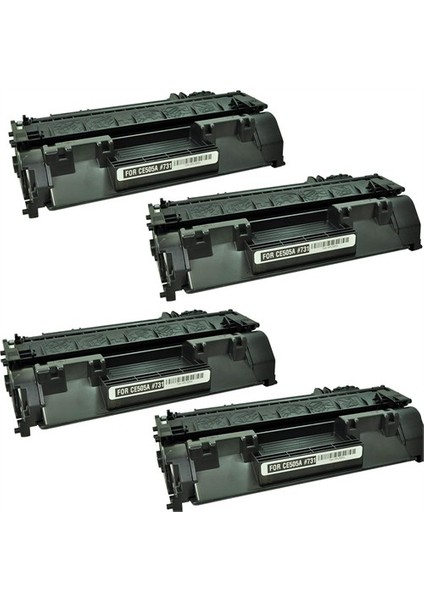 Hp 05A Ce505a Toner Muadil Yazıcı Kartuş 4 Lü Ekonomik Paket