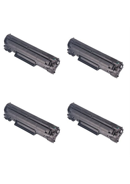 Canon Crg 737 Bk Toner Muadil Yazıcı Kartuş 4 Lü Ekonomik Paket