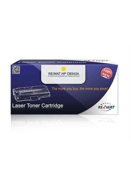 Hp Cb542a Sarı Muadil Toner %100 Yeni
