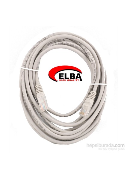 Utp8563 Cat5 5Mt Gri Utp Patch Kablo