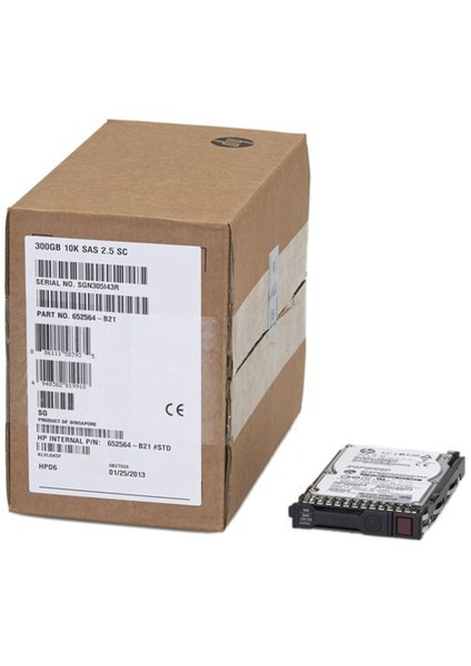 300GB 10K SAS 6Gb/s DP SC ENT 2,5" Disk (652564-B21)