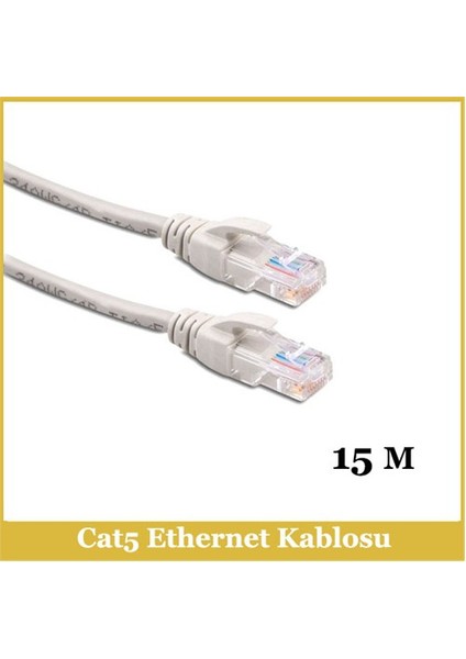 Cat5e Network Cable Od:5.2 7/0.16 Cu*8C - 15M
