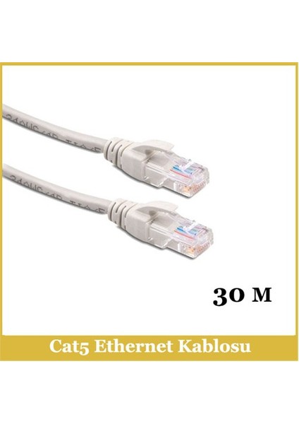 Cat5e Network Cable Od:5.2 7/0.16 Cu*8C - 30M
