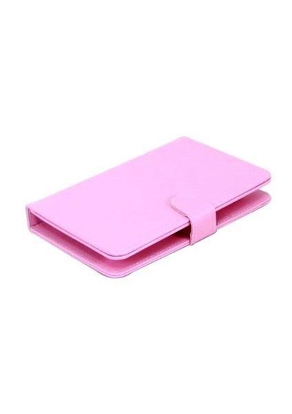 Kb-Tab07 Pembe 7` Mini Usb Türkçe Q Klavye + Tablet Pc Kılıfı