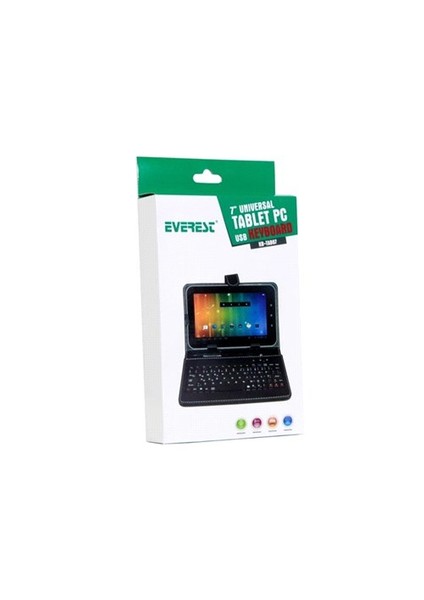 Kb-Tab07 Pembe 7` Mini Usb Türkçe Q Klavye + Tablet Pc Kılıfı