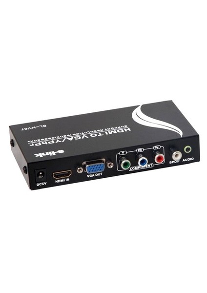 Sl-Hv67 Hdmı To Vga+Ypbpr Çevirici