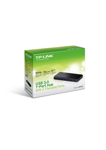 Tp-Link UH720 USB 3.0 7 Port + 2 Şarj Portlu HUB - Çoğaltıcı