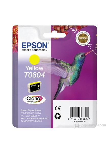 C13T08044021 / T0804 Sarı Mürekkep Kartuş