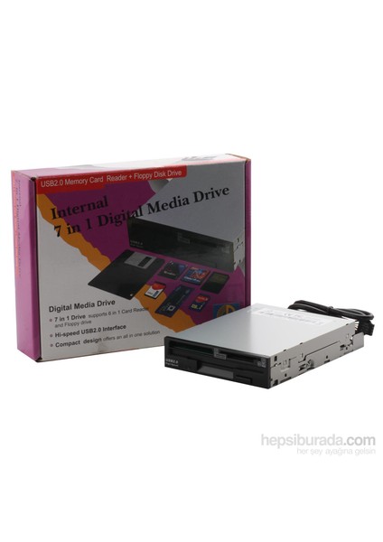Circle Data 2,5" Card Reader - Floppy Siyah