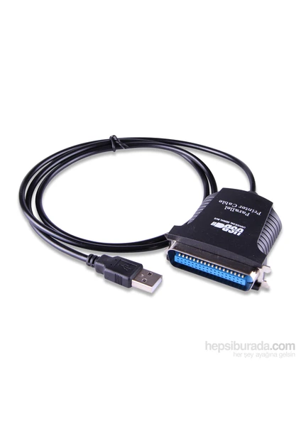 QPORT  1.5 Metre Usb to LTP Paralel Port Çevirici Printer Kablosu (Q-PRLPT1.5) Resim-1