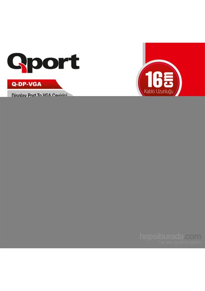 Q-DP-VGA DV 16cm Display-VGA Çevirici