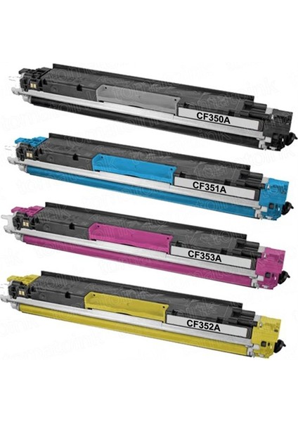 Hp Laserjet Pro Mfp M176n 4 Renk Renkli Muadil Toner. 4 Lü Ekonomik Paket