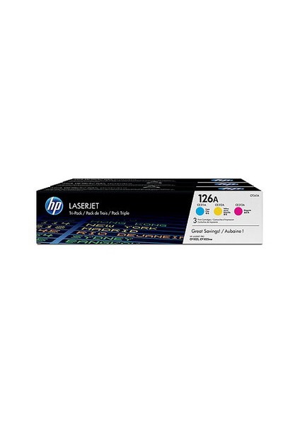 126A 1000 Sayfa Kapasiteli 3 Renk Toner CF341A