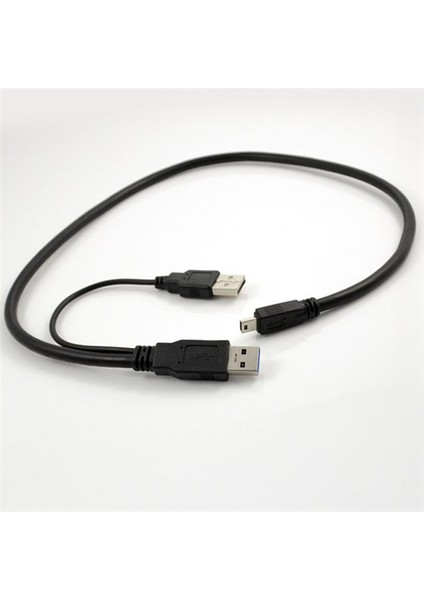 Usb 3.0 A M+Usb 2.0 A M / Usb 3.0 Mini 10P - 60Cm