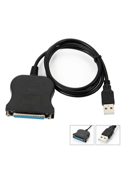 Usb A M / Db25p F Kablo - 1M