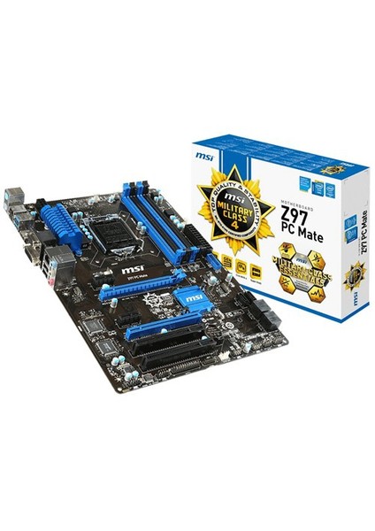 Z97 PC MATE Intel Z97 3000MHz(OC) DDR3 LGA1150 ATX Anakart