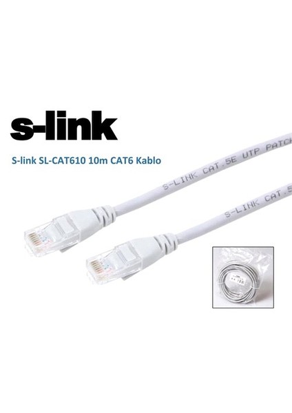 Sl-Cat610 10M Cat6 Kablo