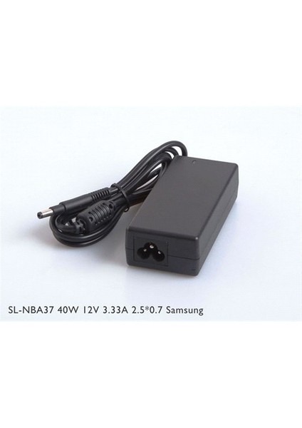 Sl-Nba37 40W 12V 3.33A 2.5*0.7 Samsung Ultrabook Standart Adaptör
