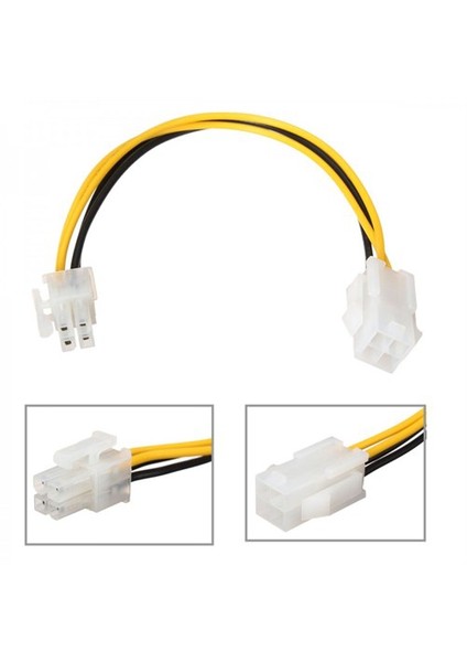 4Pin Btx Güç Kaynağı Uzatma Kablosu - 15Cm