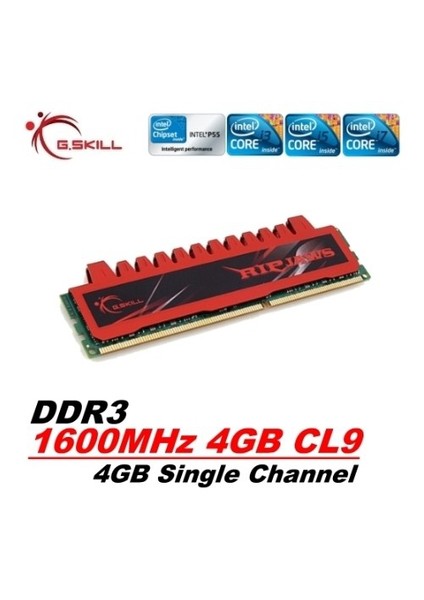 Ripjaws 4GB 1600MHz DDR3 Ram (F3-12800CL9S-4GBRL)