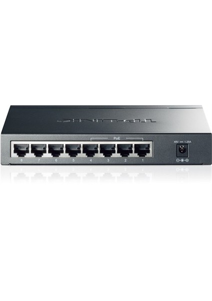 TL-SG1008P, 8-Port 10/100/1000Mbps Tak ve Kullan  dahili 4 Port POE Destekli Gigabit Switch