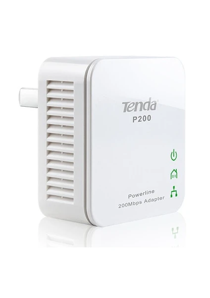 P200 HomePlug 1Port Kablolu 200Mbps Powerline Adaptör Kit