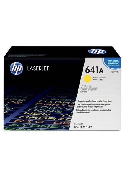 641A 8000 Sayfa Kapasiteli Sarı Toner C9722A