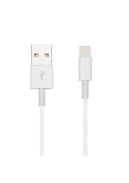 1 M Şarj / Data Kablosu Usb 2.0 To 8 Pin - Beyaz