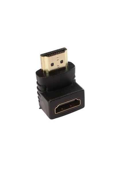 Hdmı M / Hdmı F 90Derece - Gold/Black
